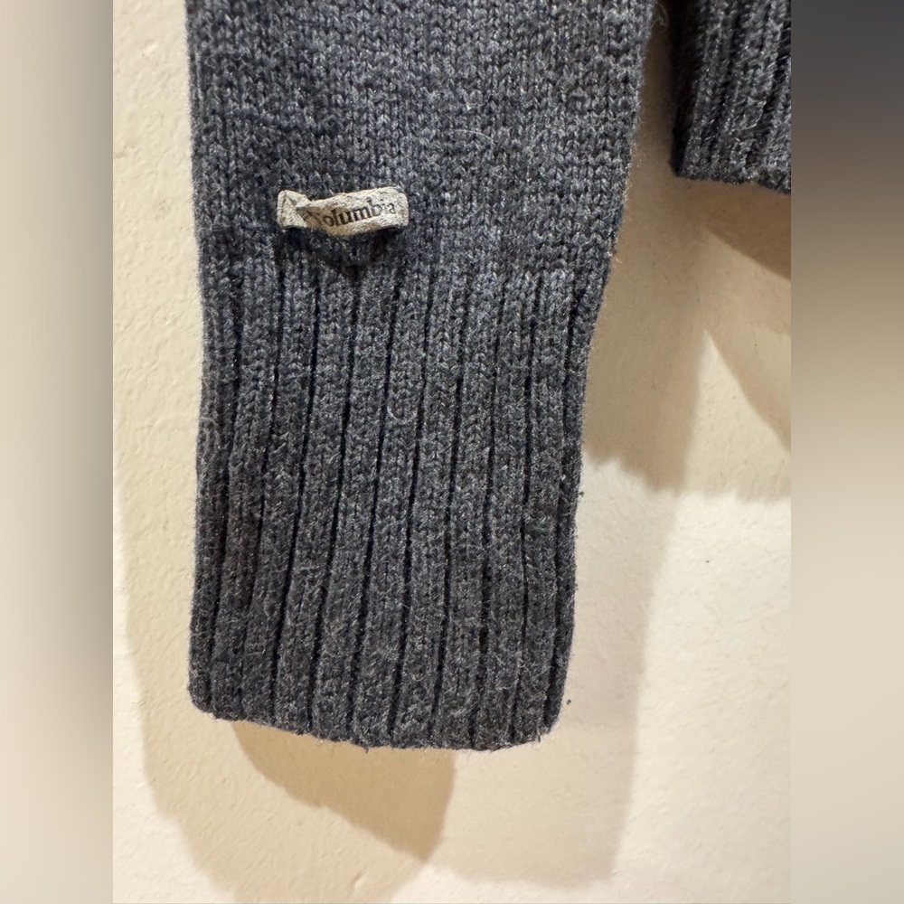Columbia Gray Cowl Neck Sweater Small - Picture 5 of 9